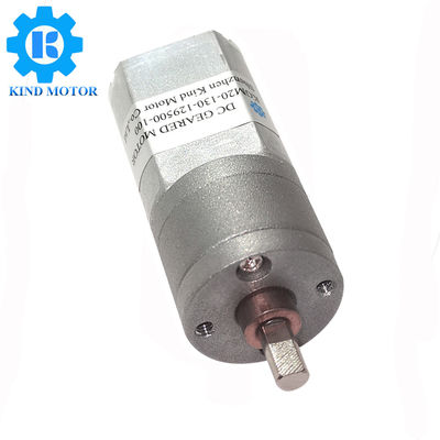 a micro C.C. 12v alinhou o motor 20Dx41L 5500 RPM com o eixo prolongado de 4mm