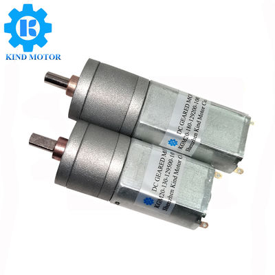 a micro C.C. 12v alinhou o motor 20Dx41L 5500 RPM com o eixo prolongado de 4mm
