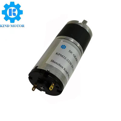 A C.C. escovada planetária alinhou o ímã permanente de baixo nível de ruído 24v do motor