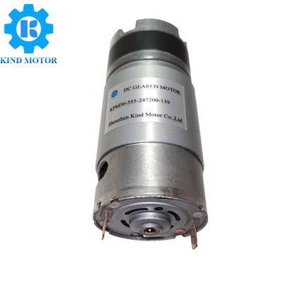Torque alto 12 diâmetro alinhado planetário baixo RPM do motor 36mm da C.C. do volt