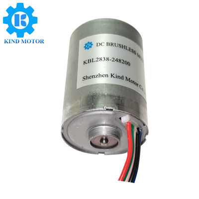 Fábrica sem escova do motor dos rolamentos de esferas de baixo nível de ruído da C.C. 6v 12v 14.4v 18v 24v do diâmetro bl2838 de 28mm