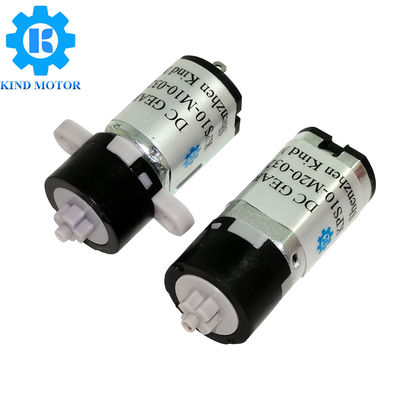 Motor plástico da engrenagem da C.C. do micro 10mm 1.5v 3v 6v com montagem da orelha e com fios