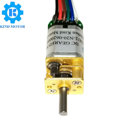 Motor da caixa de engrenagens da redução da C.C. 3volt 3.3volt 5volt 6volt 12volt 24volt de N10 N20 N30 mini com codificador