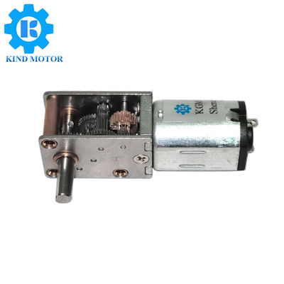 o carbono do motor da engrenagem da C.C. do ângulo 12v direito escovou 	3rpm-320rpm