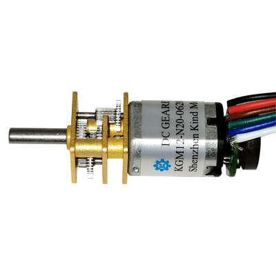 torque alto do motor da C.C. da caixa de engrenagens N20 de 200rpm 12mm com eixos prolongados