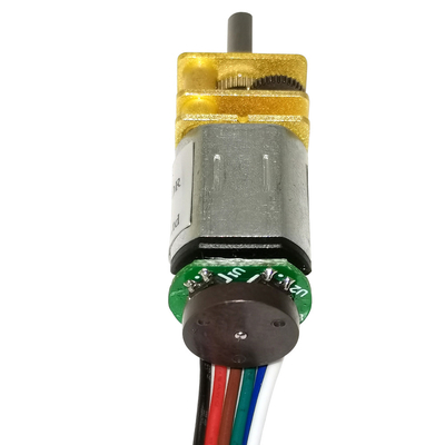 torque alto do motor da C.C. da caixa de engrenagens N20 de 200rpm 12mm com eixos prolongados