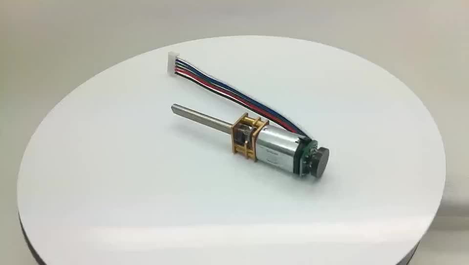 Alto binário 3v 5v 6v 12v 24v 15-1500 rpm mini-motor de engrenagem de metal N20 N30 motor de corrente contínua com codificador