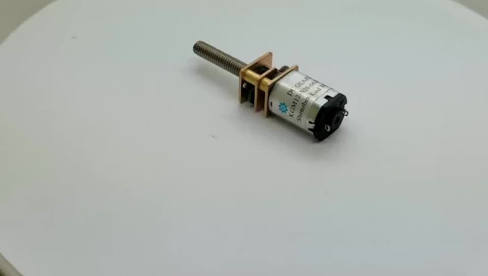 Motor de engrenagem micro GM12-N20 de alta qualidade de 12 mm dc 1.5v-24 volts com eixo D de 3 mm