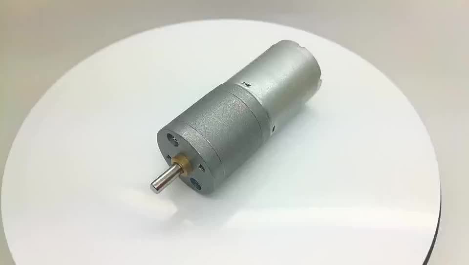 gm25 370 25 mm motor de engrenagem a corrente contínua de 12v 24v de alto binário 5rpm 80rpm 600rpm