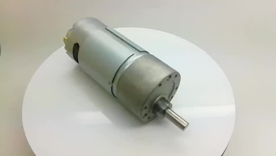 KGM37-555 35mm 37mm DC 12v 24v 80 rpm 100 rpm 6mm eixo DC motor de engrenagem