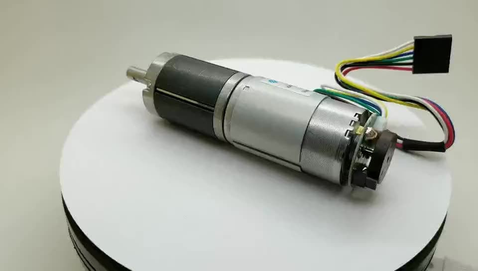 Motor de alta potência de baixa velocidade micro 22mm 24mm 28mm 32mm 36mm 42mm 45mm dc 3v-50volt de metal com codificador