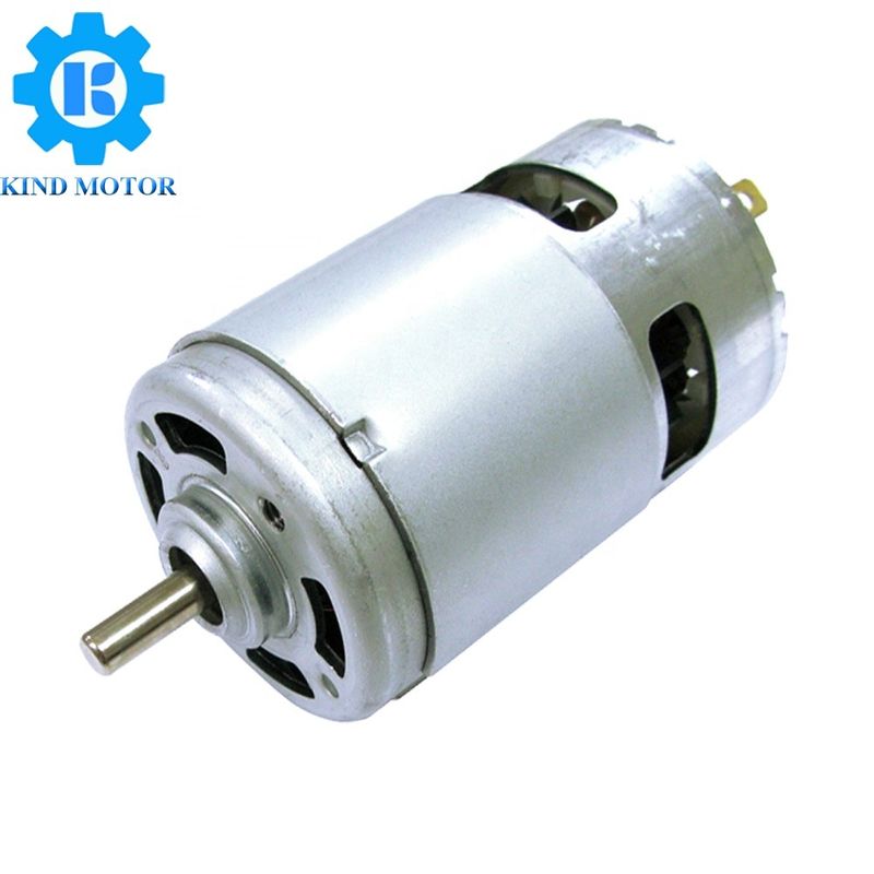 Alto binário de 5 mm de comprimento com diâmetro de eixo duplo 42 mm 45 mm dc 12v 18v 24v 36v RS-750 755 750 775 3000rpm 3600rpm 6000rpm motor