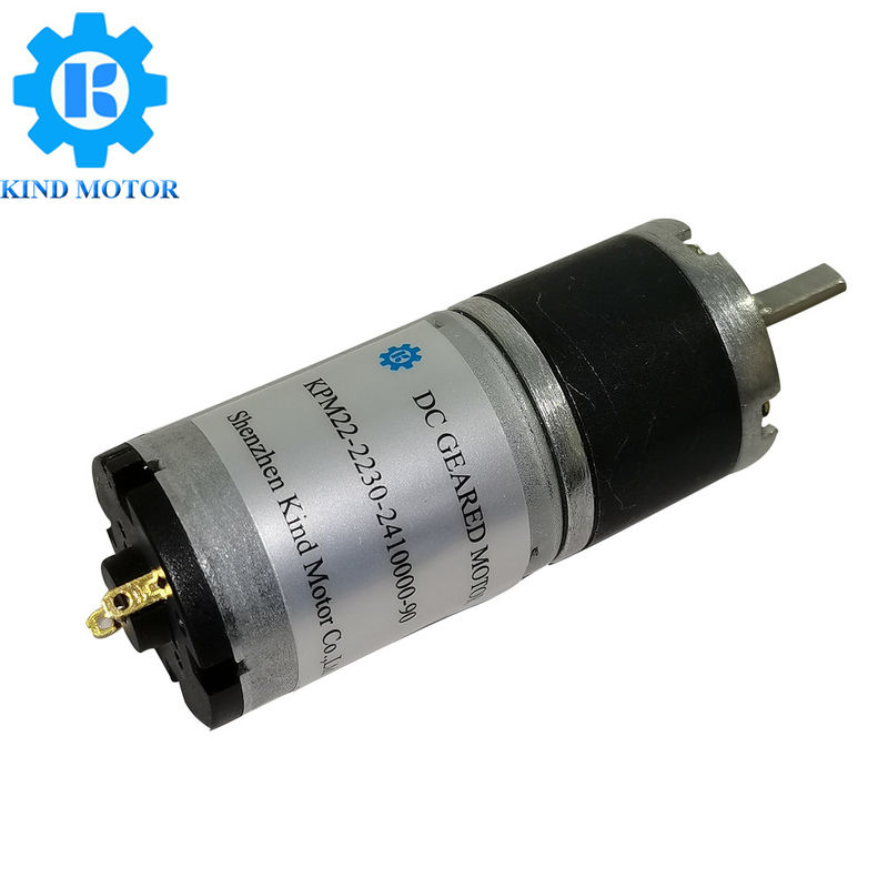 Motor de baixo nível de ruído da engrenagem planetária do micro da C.C. 6v 12v 24v 22mm para produtos inteligentes
