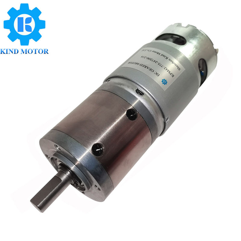 motor escovado 45mm da engrenagem da C.C., motor diminuto 160W da engrenagem de 200 RPM potência de saída
