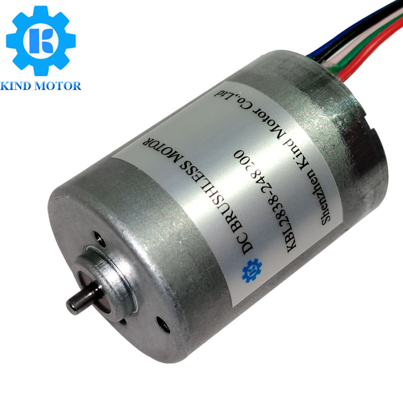 Fábrica sem escova do motor dos rolamentos de esferas de baixo nível de ruído da C.C. 6v 12v 14.4v 18v 24v do diâmetro bl2838 de 28mm