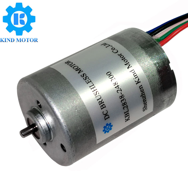 Pwm sem escova 6 da C.C. do motor do nidec 5w 10w da C.C. do ímã permanente 2838 da eficiência elevada 7,4 8 12 14,4 18 24 volts