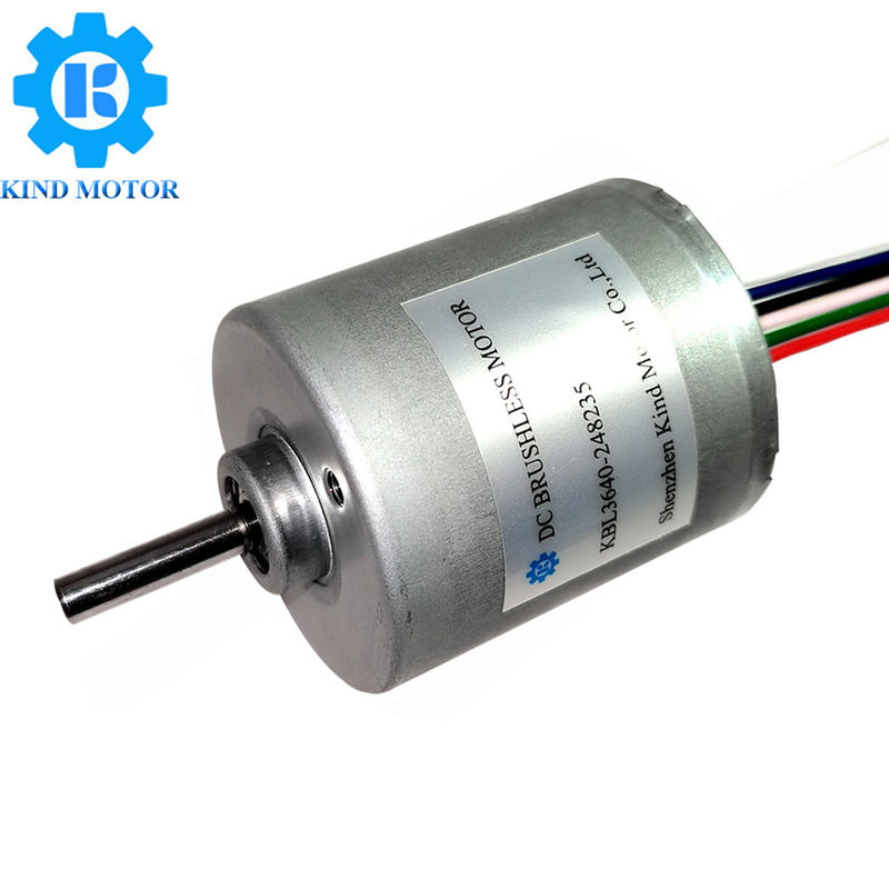 micro motor sem escova BL3640 da C.C. 5A, motor de baixo nível de ruído de Bldc com eixo de 3.175mm