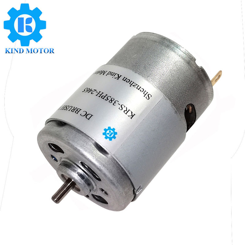 Micro motor RS385 RS 385 RS-385 da escova de carbono do diâmetro 28mm da C.C. 5v 6v 12v 24v