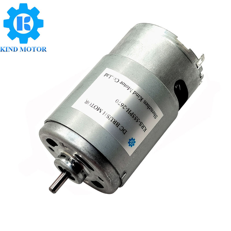 Motores duplos da Carbono-escova da C.C. 12v 14.4v 18v 24v RC555 RC-555 do eixo da saída 3.175mm de Pmdc