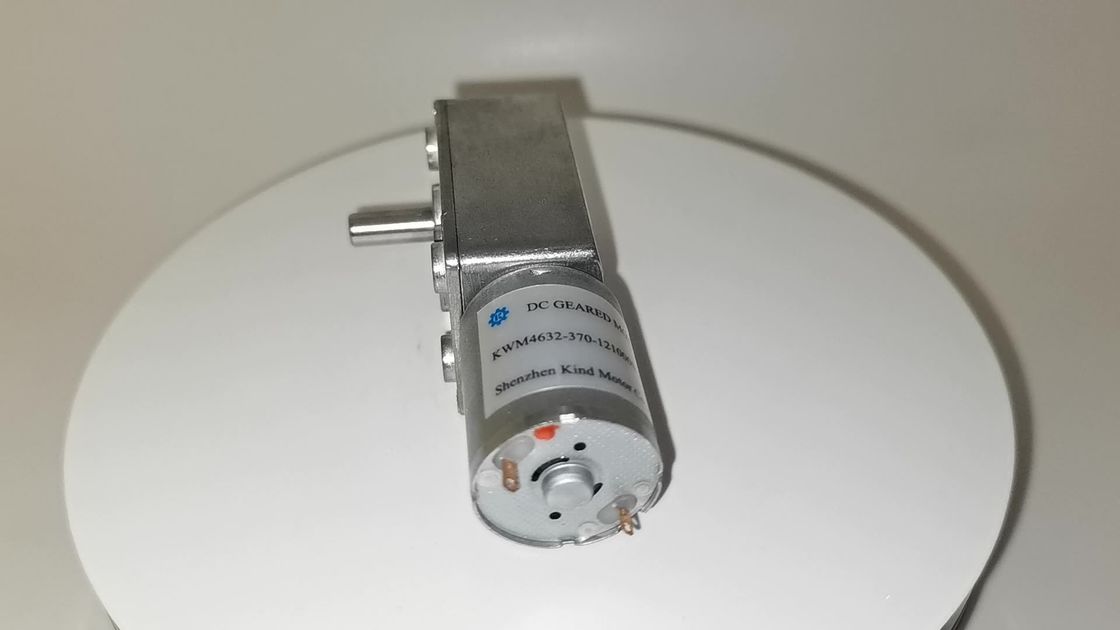 carbono de baixo nível de ruído do motor Rs370 da engrenagem de sem-fim da C.C. 24V escovado para o aparelho eletrodoméstico